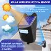 Chesbung Solar Driveway Alarms Wireless Outside Weatherproof Motion Sensor & Detector for 1000ft Long Range, No Need Replace Batteries Security Car Alert System Monitor and Gate Alarm System view 2