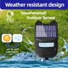 Chesbung Solar Driveway Alarms Wireless Outside Weatherproof Motion Sensor & Detector for 1000ft Long Range, No Need Replace Batteries Security Car Alert System Monitor and Gate Alarm System view 3