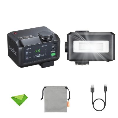 Godox iT30Pro F iT30Pro-F TTL Flash for Fujifilm Fuji Cameras, GN15 1.5s Recycle Time, 560 Full Power Flash, 1/8000 HSS, 2.4G Wireless, 2.8 Full-Color Touchscreen Speedlight for Fuji (Black)