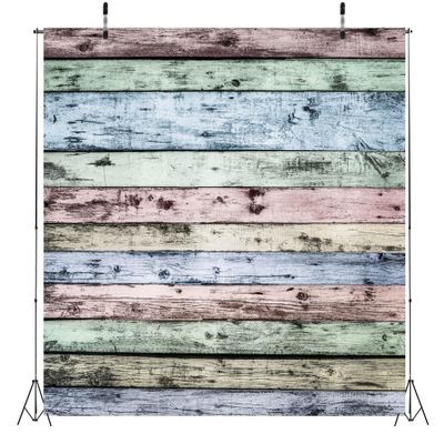 BELECO 15x10ft Fabric Wooden Planks Wood Wall Photography Background Retro Colored Wood Backdrops Kids Adults Portrait Photoshoot Baby Shower Birthday Party Decoration Banner Backdrops Photo Prop