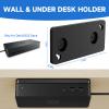 CaSZLUTION Under Desk and Wall Mount Compatible with Dell Universal Dock UD22, Acrylic Docking Station Mount Holder (Black Plate Only) view 2