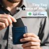 Ultrbeka Ultra-Thin Wallet Tracker Card 0.094in IP68 Waterproof Bluetooth Tracker for Wallet, Passport, Work with Apple Find My APP, Wireless Charging, Card Locator [Apple MFi Certified] iOS Only view 4