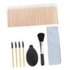 DIYEAH 1set Earphone Cleaning Kit Includes Brushes Swabs Air Blower Microfiber Cloth and Soft Brush for Headphones Earbuds and Electronics Cleaning view 1