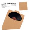 VILLCASE 50pcs Paper CD Sleeves Durable Dvd Packaging Bags for Home Office and School Use Tear Resistant CD Storage Envelopes for Long Term view 4