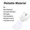 BE-TOOL 2 Pcs Wall Mount Security Camera Holder, Universal Wall Mount Self-Adhesive Bracket, Mini Shelf Flexible Use for Bedroom Bathroom Kitchen Living Room(White) view 3