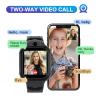 4G Kids Smart Watch GPS Tracker - Smartwatch with Two Way Call Video Calling Voice Chat SOS Class Mode Stopwatch Pedometer Games Wi-Fi Touch Screen Alarm Clock Smartwatches for Boys Girl (Black) view 2