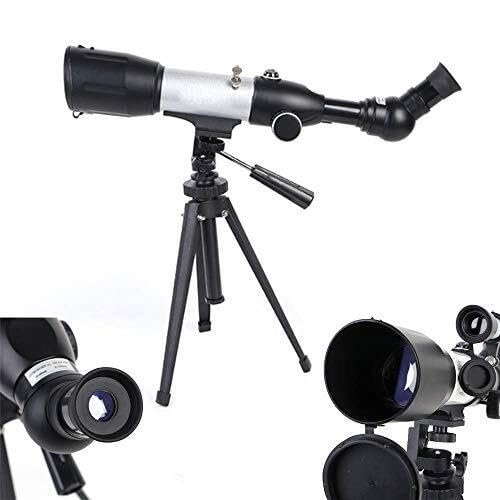 50mm Aperture 350mm Focal Length Refractor Telescope for Adults & Kids, 116x Magnification, Coated All-Glass Optics, Includes Tripod, Finder, Eyepieces, and Carry Bag
