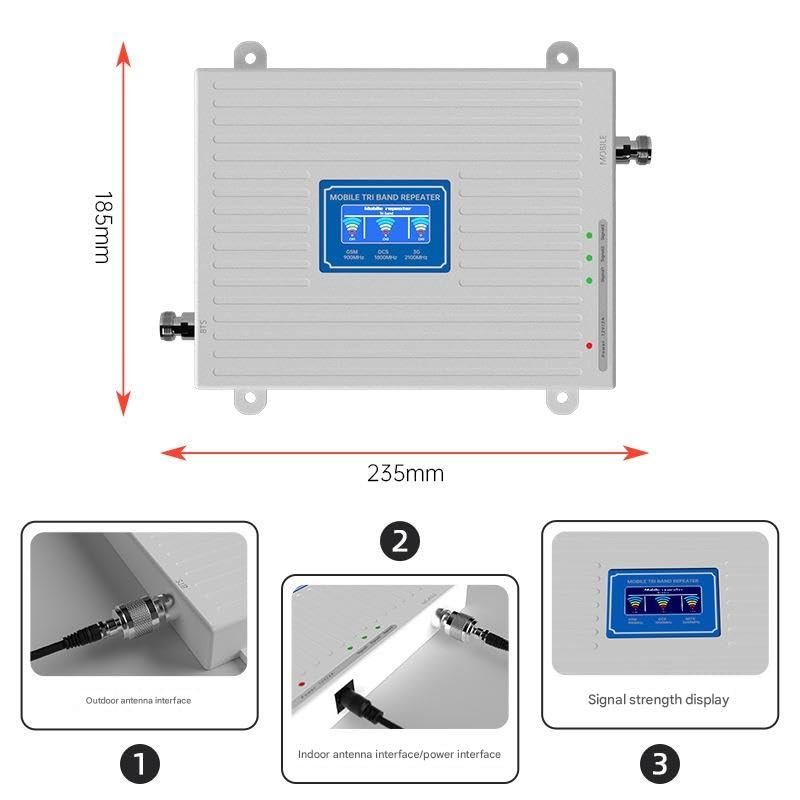 Full-Band 4G/5G Mobile Phone Signal Amplifier Receiving Indoor Flat Panel Antenna Wall-Mounted omnidirectional Antenna