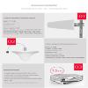 Full-Band 4G/5G Mobile Phone Signal Amplifier Receiving Indoor Flat Panel Antenna Wall-Mounted omnidirectional Antenna view 4
