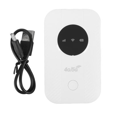 300Mbps Mobile Hotspot, Portable 4G 5G Router with SIM Card Slot Connect Up to 10 Devices for Traveling Business Trips Work