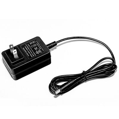 12V 2A Power Adapter  5.5mm x 2.5mm Plug, AC 100-240V to DC 12V 2000mA, 3.9Ft Cord, US Wall Charger for Security Cameras, LED Lights, Routers, DVR, NVR, Audio Devices