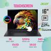 acer Swift AI Laptop, 16" 120Hz 3K OLED Touchscreen, Core Ultra 7 256V(>i9-12900K), Copilot PC, Backlit Keyboard, Fingerprint, QHD IR Webcam, Wi-Fi 7, Windows 11 Home, Black (16GB DDR5 RAM | 1TB SSD) view 2