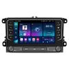 2+32GB Android Car Stereo for VW Volkswagen Seat Golf Passat Jetta Beetle Tiguan Touran EOS 7 Double Din Touchscreen Bluetooth Radio with Apple CarPlay Android Auto GPS Navigation WiFi FM Camera MIC view 1