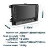 2+32GB Android Car Stereo for VW Volkswagen Seat Golf Passat Jetta Beetle Tiguan Touran EOS 7 Double Din Touchscreen Bluetooth Radio with Apple CarPlay Android Auto GPS Navigation WiFi FM Camera MIC view 4