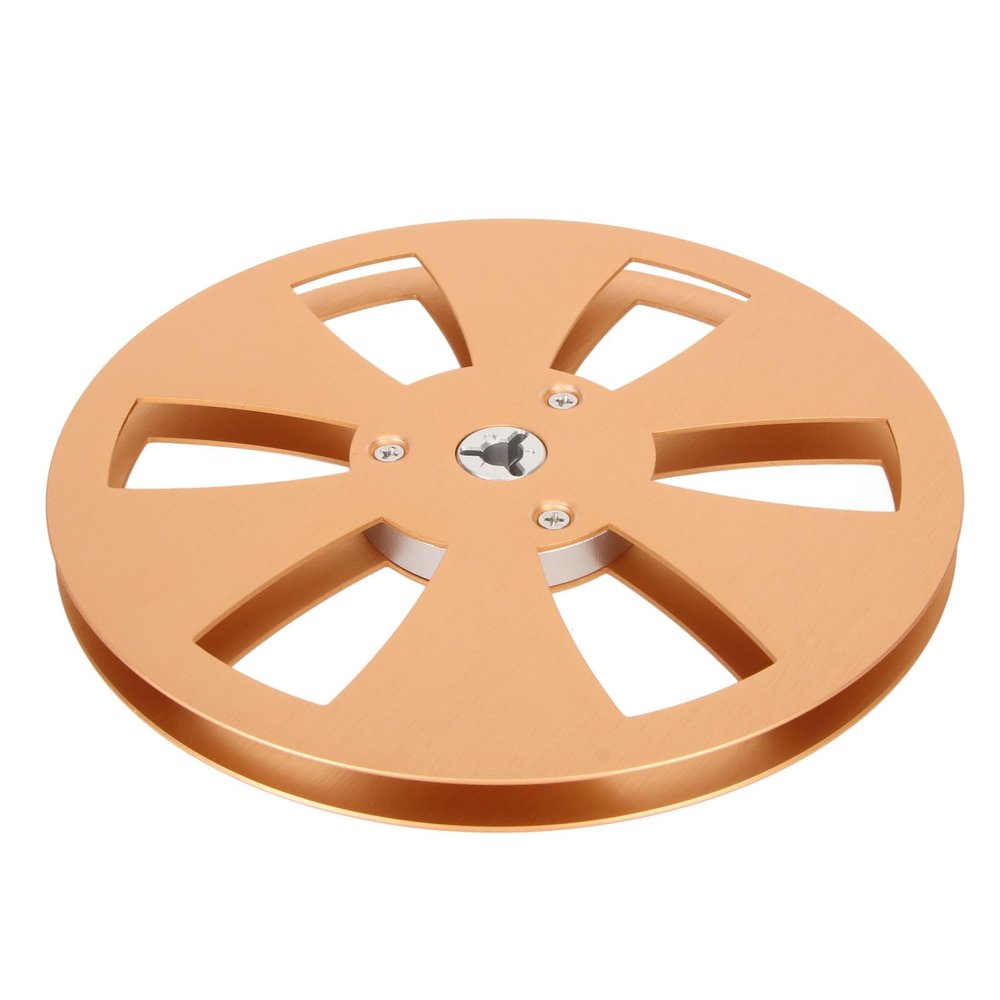 1/4 7 Inch Empty Reel, 6 Hole Aluminum Alloy Open Reel Sound Tape Empty Opening Machine Part, for Tape Recorder (EIMSOAHnha9w4euxo-11)