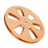 1/4 7 Inch Empty Reel, 6 Hole Aluminum Alloy Open Reel Sound Tape Empty Opening Machine Part, for Tape Recorder (EIMSOAHnha9w4euxo-11) view 2