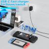 65W USB-C Fast Charger Power Adapter Compatible with ROG Ally X/Ally, Steam Deck, Legion Go, MSI Claw 7 8 AI+, for Nintendo Switch OLED/Lite/2, GPD Win/Pocket, AYANEO, OneXPlayer view 3