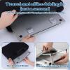 2PCS Mini Laptop Stand for Desk, Keyboard Stands, Portable Laptop Stand Foldable, Sleek Computer Notebook Holder, Portable Computer Keyboard Riser Fits Keyboards &10-17.3 Inch Laptops (Silver) view 4