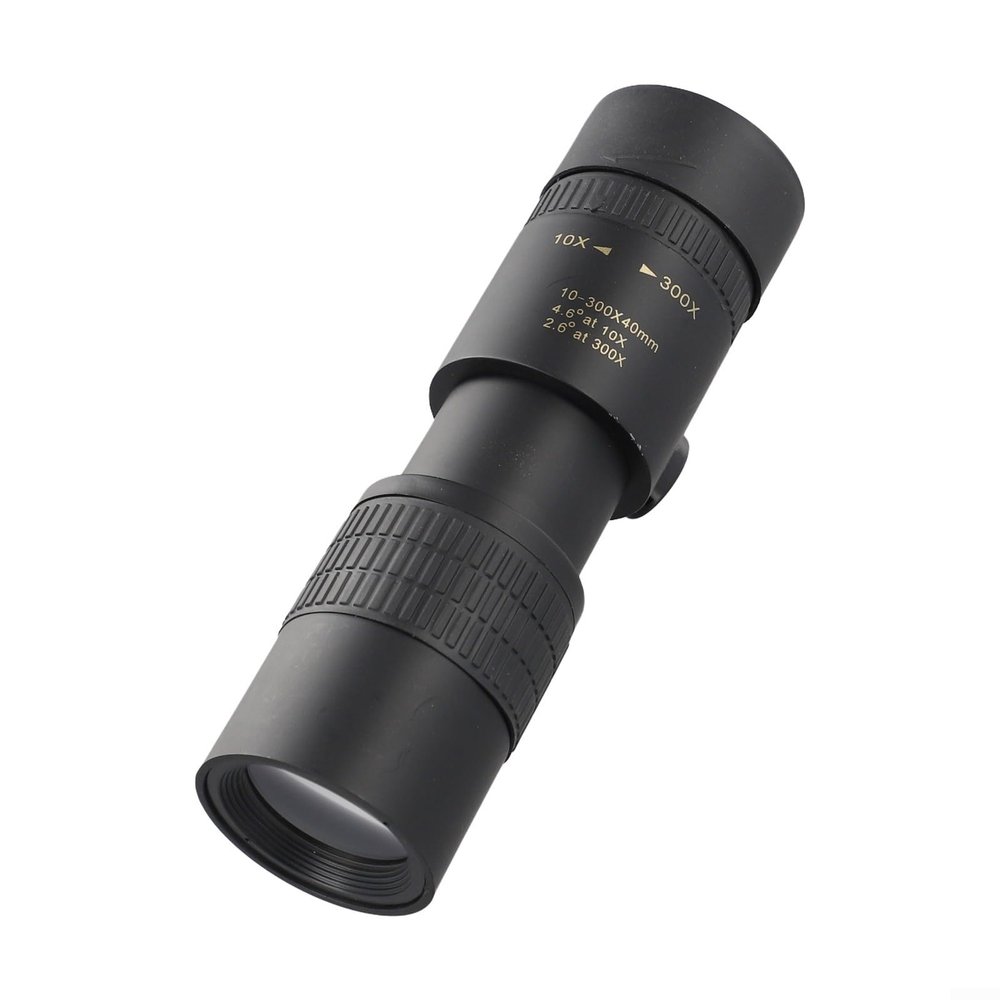 10-300X Zoom Monocular Telescope, Compact Handheld Scope for Bird Watching Camping Hiking Outdoor Activities(only monoculars)