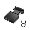 LINGQE HDMI-Compatible to Converter with 3.5mm Cable for P;S/4 PC TV M>oni>tor Projector 1080P HD Female to Male Adapt(HD to VGA) view 1