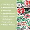10pcs Kidney Donor Sticker Sheet, Supportive Vinyl Decals for Transplant Heroes, Organ Donation, Medical Teams, Waterproof, UV-Resistant, for Laptop, Water Bottle, Journal, Notebook, Car, Phone Case view 4