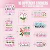 10pcs Orchid Lover Sticker Sheet, Cute Botanical Vinyl Decals for Orchid Growers, Gardeners, Flower Fans, Waterproof, UV-Resistant, for Laptop, Water Bottle, Journal, Notebook, Pot, Phone Case view 2