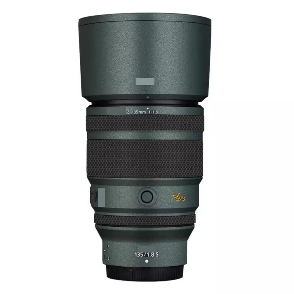 Camera Skin Wrap Lens Skins Protector Anti-Scratch Coat Wrap Cover Sticker for Nikon Z 135mm F1.8 S Plena(Turquoise Green)
