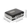 Hjdlhx Cassette Tape Sturdy Compact Cassette to MP3 Converter for Travel Outdoor, Black view 4