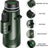 360 Monocular Scope Set for Adults Long Range, High-Definition Flash Telescope, for Bird Watching Camping Travelling Concert view 2