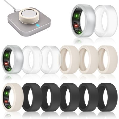 sylacor 14 Pack Ring Cover Compatible with Oura Ring Gen 4/4 Ceramic/Oura Gen 3, Ultra-Thin Anti-Scratch Silicone Ring Protector Case for Women Men for RingConn Gen 2/Gen 2 Air/Ultrahuman Air