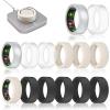 sylacor 14 Pack Ring Cover Compatible with Oura Ring Gen 4/4 Ceramic/Oura Gen 3, Ultra-Thin Anti-Scratch Silicone Ring Protector Case for Women Men for RingConn Gen 2/Gen 2 Air/Ultrahuman Air view 1