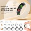 sylacor 14 Pack Ring Cover Compatible with Oura Ring Gen 4/4 Ceramic/Oura Gen 3, Ultra-Thin Anti-Scratch Silicone Ring Protector Case for Women Men for RingConn Gen 2/Gen 2 Air/Ultrahuman Air view 2