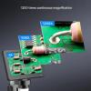 7" LCD Digital Microscope, Electronics Microscope Camera with 8 Adjustable LED Light, 1200x Magnification and 1080P Ultra HD Video Recording, Adjustable Metal Stand, PC/Windows/Mac Compatible for Labs view 2
