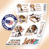 10pcs Beagle Dog Sticker Sheet, Cute and Funny Vinyl Decals for Beagle Lovers, Pet Owners, and Dog Lover, Waterproof, UV-Resistant, for Laptop, Water Bottle, Journal, Notebook, Phone Case, Scrapbook view 3