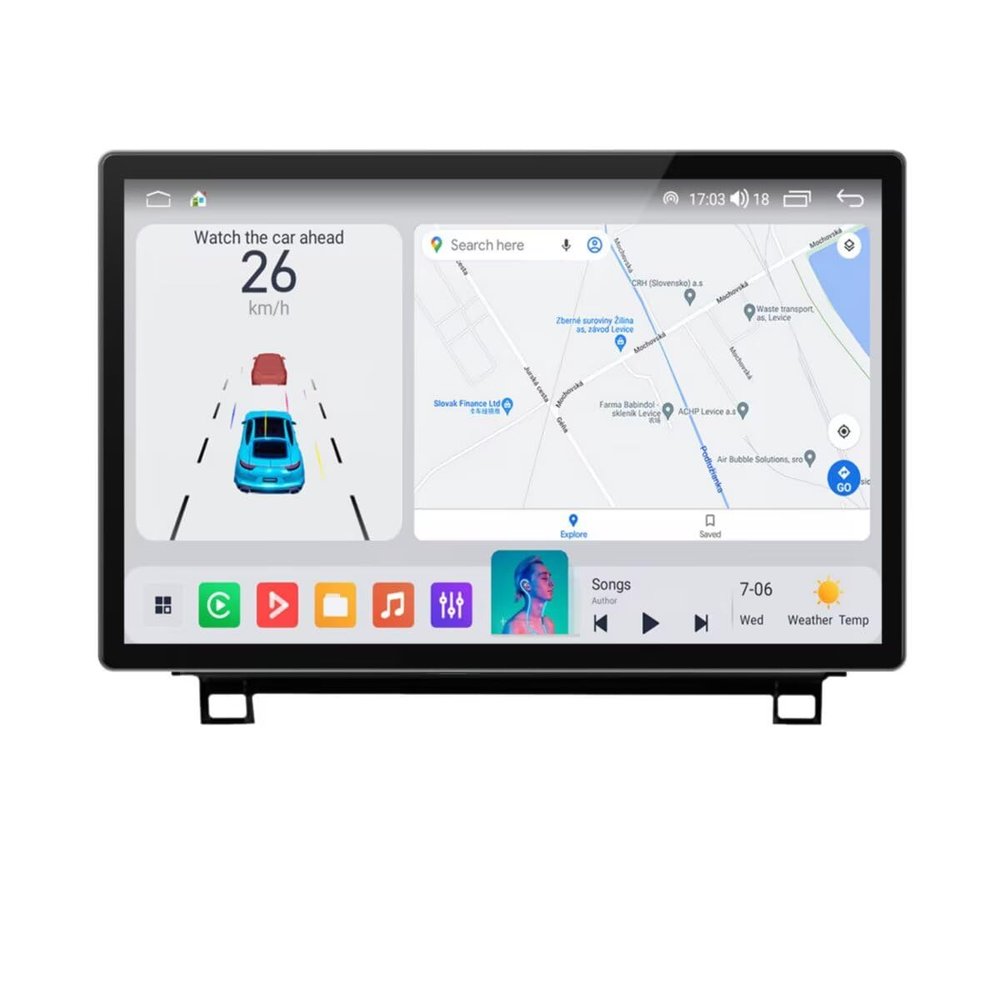 13 Inch QLED Touch Screen 8 Core 4+32GB Android Car Radio for Toyota Tundra 2007-2013 & Toyota Sequoia 2008-2019 Radio Upgrade Dash Kit Built-in Car-Play Android Auto GPS Navi