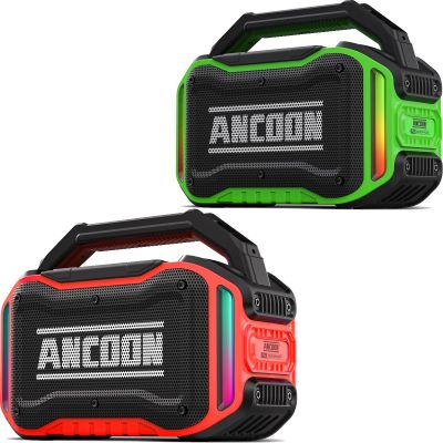 ANCOON Bluetooth Speakers Red+Green