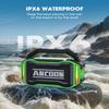 ANCOON Bluetooth Speakers Red+Green view 3