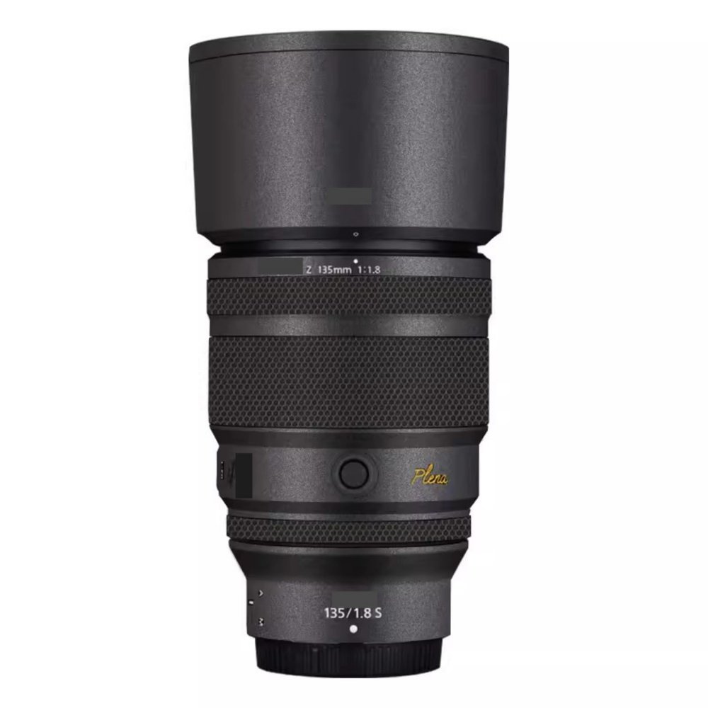 Camera Skin Wrap Lens Skins Protector Anti-Scratch Coat Wrap Cover Sticker for Nikon Z 135mm F1.8 S Plena(Deep Gray)