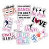 10pcs Ballet Dance Sticker Sheet, Cute Artistic Vinyl Decals for Ballerinas, Dance Teachers, and Ballet Fans, Waterproof, UV-Resistant, for Laptop, Water Bottle, Journal, Notebook, Phone Case view 1