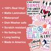 10pcs Ballet Dance Sticker Sheet, Cute Artistic Vinyl Decals for Ballerinas, Dance Teachers, and Ballet Fans, Waterproof, UV-Resistant, for Laptop, Water Bottle, Journal, Notebook, Phone Case view 4