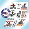 10pcs Kayak Sticker Sheet, Cute Water Sports Vinyl Decals for Kayakers, Paddling Enthusiasts, Nature Lovers, Waterproof, UV-Resistant, for Laptop, Water Bottle, Journal, Notebook, Cooler view 3