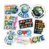 10pcs Earth Day Sticker Sheet, Cute Vinyl Decals for Environmentalists, Nature Lovers, Climate Advocates, Waterproof, UV-Resistant, for Laptop, Water Bottle, Journal, Notebook, Car, Phone Case view 1