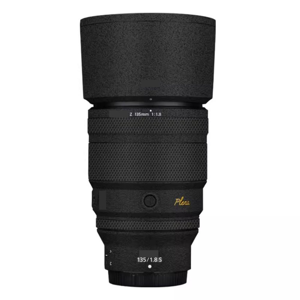 Camera Skin Wrap Lens Skins Protector Anti-Scratch Coat Wrap Cover Sticker for Nikon Z 135mm F1.8 S Plena(Frosted Black)