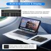 Rechargeable Bluetooth Number Pad with Display Calculator - 2-IN-1 Wireless & Wired Number Pad Slim 34-Key Portable Accounting Bluetooth Keypad Data Entry & Calculation 2in1 for Laptop MacBook PC view 4