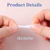 12PCS White Ear Cushions Foam Replacement, 18mm Earpads Ear Pad Cushions Replace Sponge Covers Earpads Sponge Cushion Covers, Soft Foam Earbuds Eartips for Earpiece Headphone Earphone Mp3 Mp4 Headsets view 3