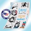 10pcs Husky Sticker Sheet, Cute and Funny Dog Vinyl Decals for Husky Owners, Dog Lovers, Pet Lover, Waterproof, UV-Resistant, for Laptop, Water Bottle, Journal, Notebook, Phone Case, Scrapbook, Crate view 3