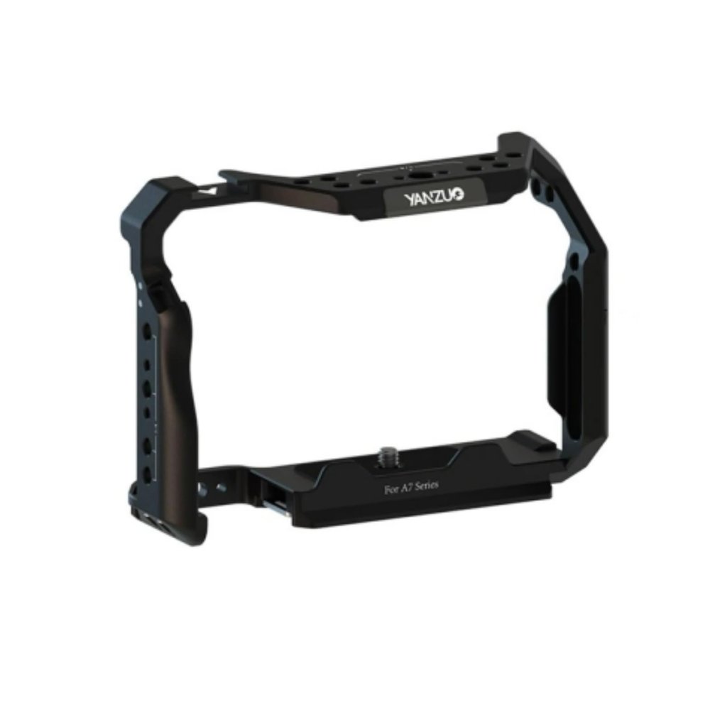 Camera Cage A7M4 Aluminum Alloy Cage for Sony A7M4 A7M3 A7R3 A7R5 A7M2 A7R2 Camera