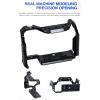 Camera Cage A7M4 Aluminum Alloy Cage for Sony A7M4 A7M3 A7R3 A7R5 A7M2 A7R2 Camera view 3