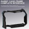 Camera Cage A7M4 Aluminum Alloy Cage for Sony A7M4 A7M3 A7R3 A7R5 A7M2 A7R2 Camera view 4