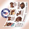 10pcs Chocolate Dachshund Sticker Sheet, Cute Vinyl Decals for Wiener Dog Lovers, Pet Owners, Animal Lover, Waterproof, UV-Resistant, for Laptop, Water Bottle, Journal, Notebook, Phone Case view 3
